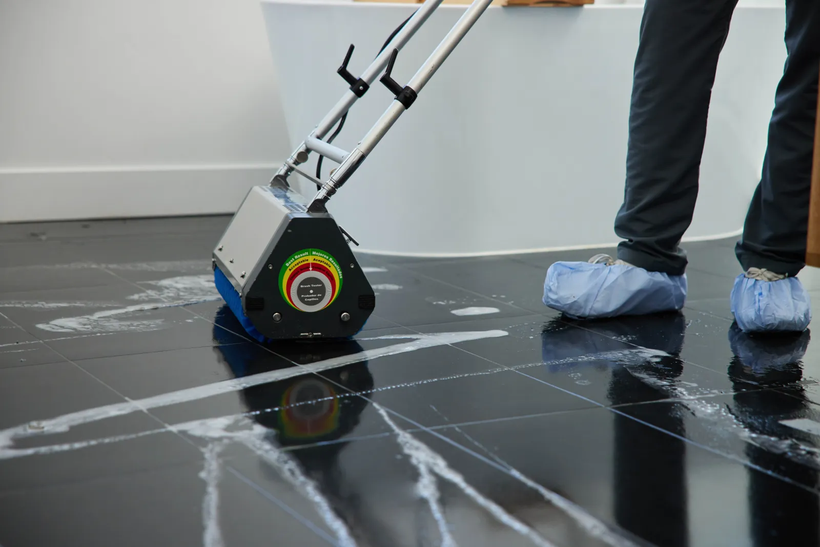 How to Clean Floor Tile Grout Without Scrubbing?